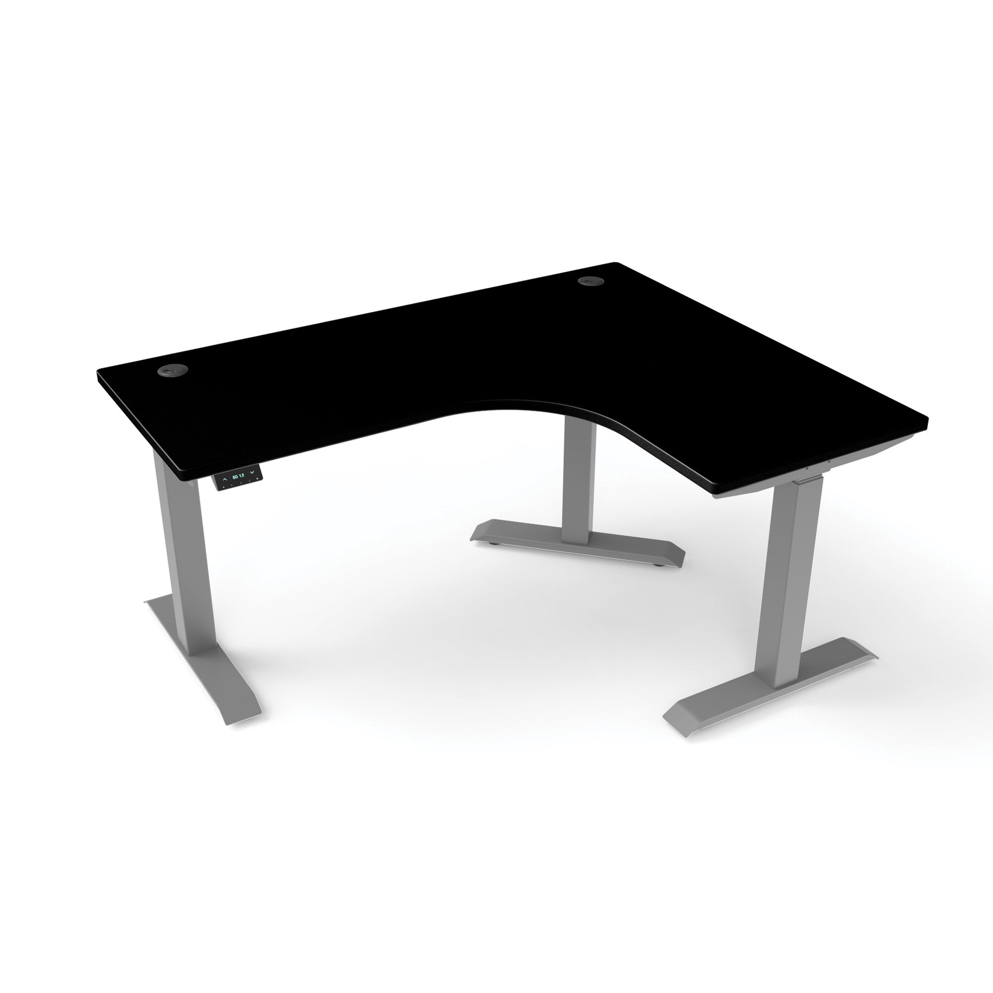 L-Shaped Extended Standing Desk, MFC Tabletop