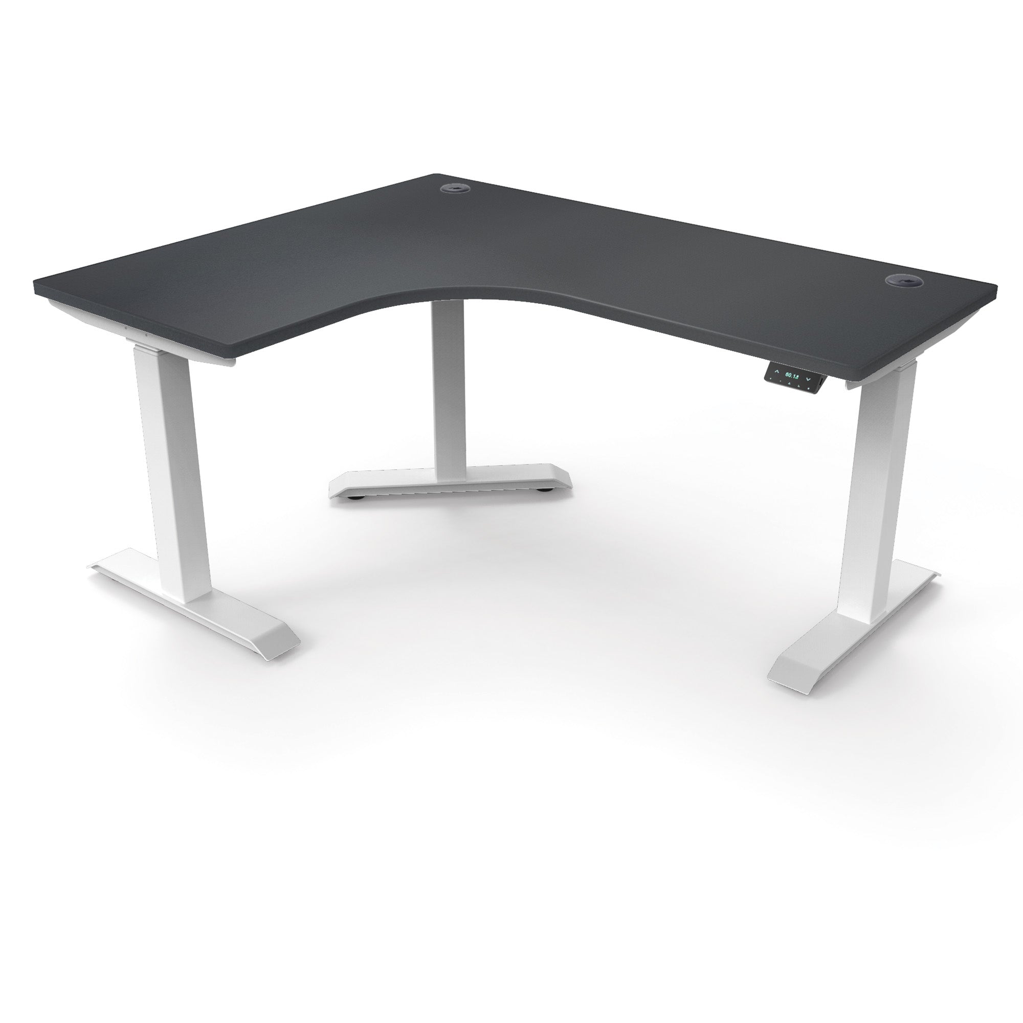 L-Shaped Extended Standing Desk, MFC Tabletop