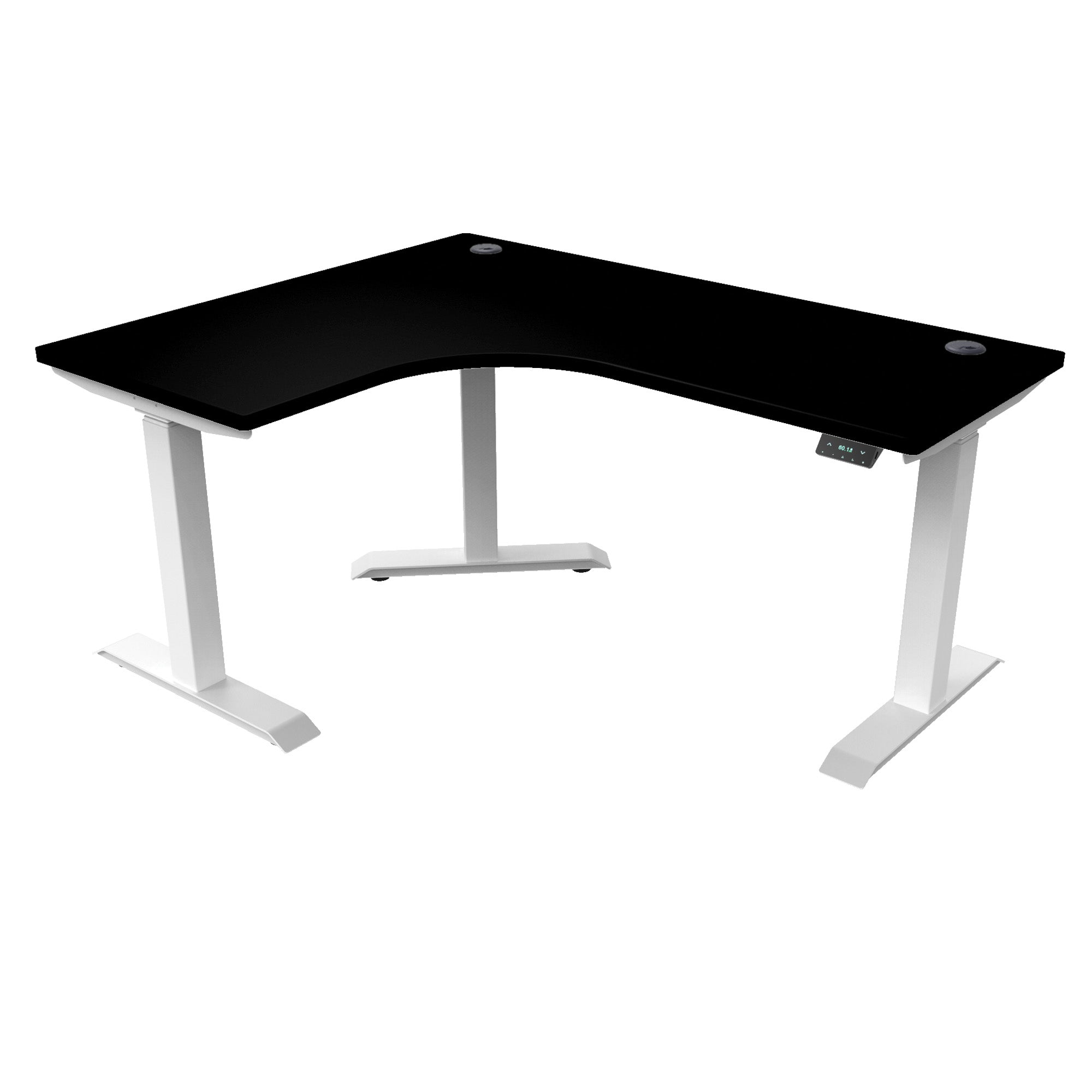 L-Shaped Extended Standing Desk, MFC Tabletop