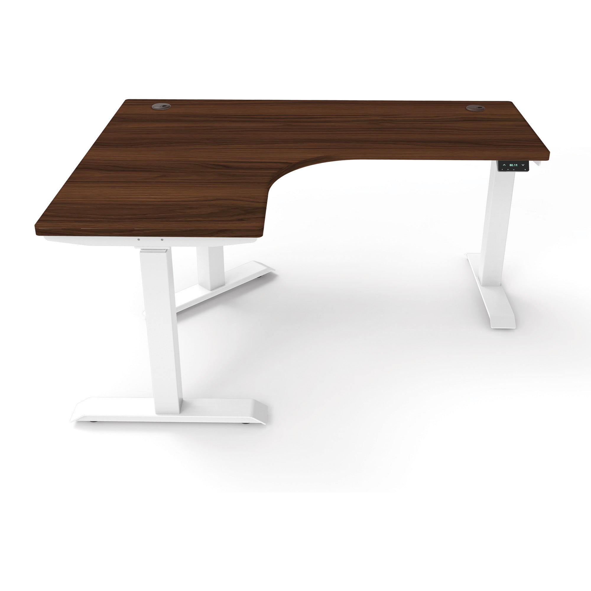 L-Shaped Extended Standing Desk, MFC Tabletop