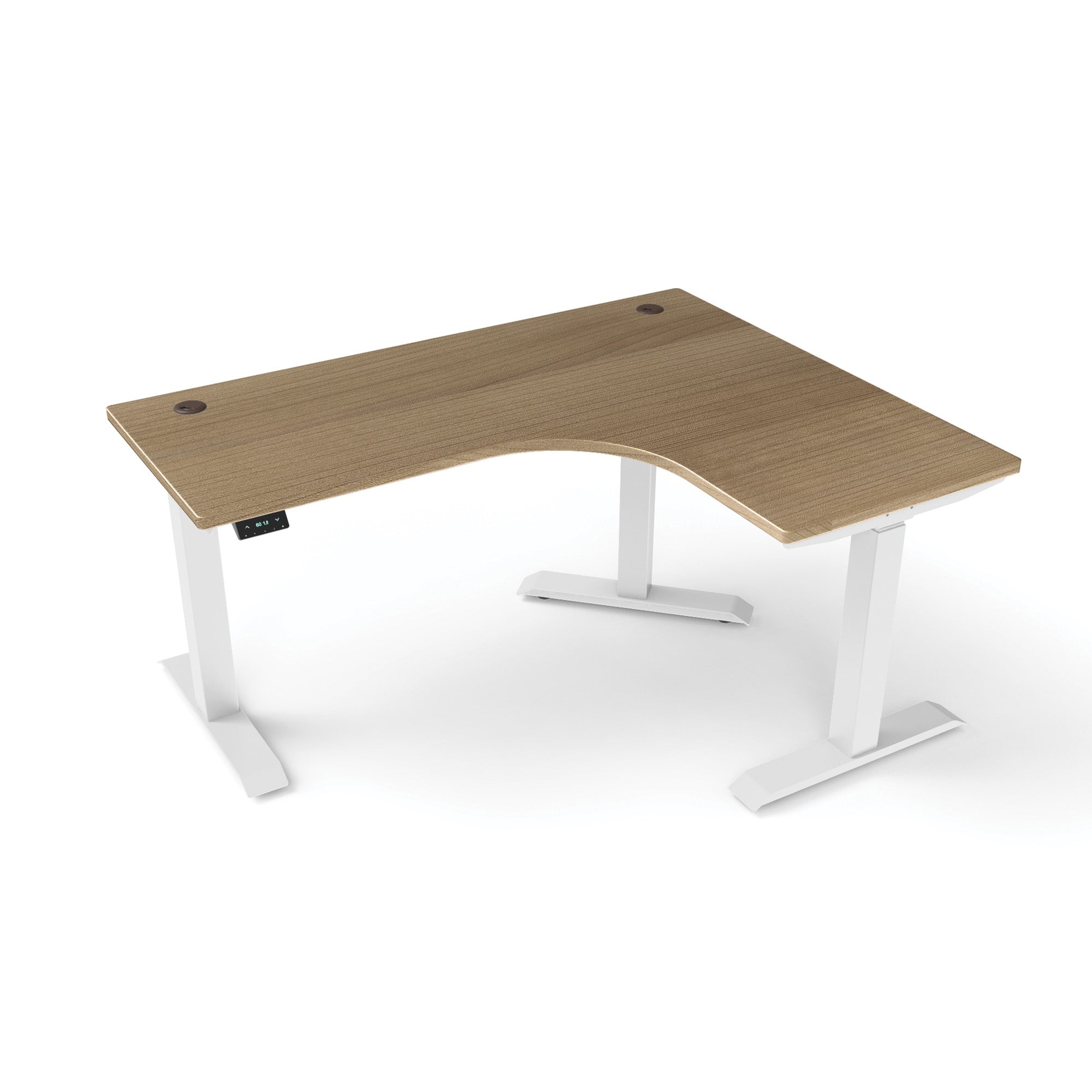 L-Shaped Extended Standing Desk, MFC Tabletop