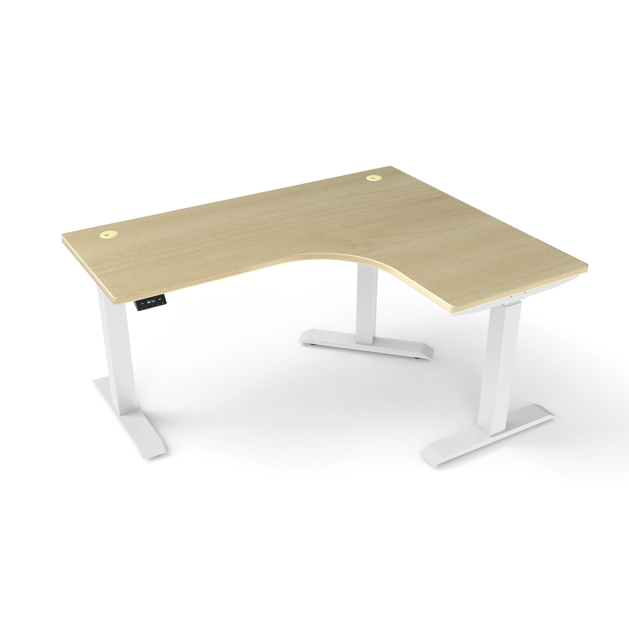 L-Shaped Extended Standing Desk, MFC Tabletop