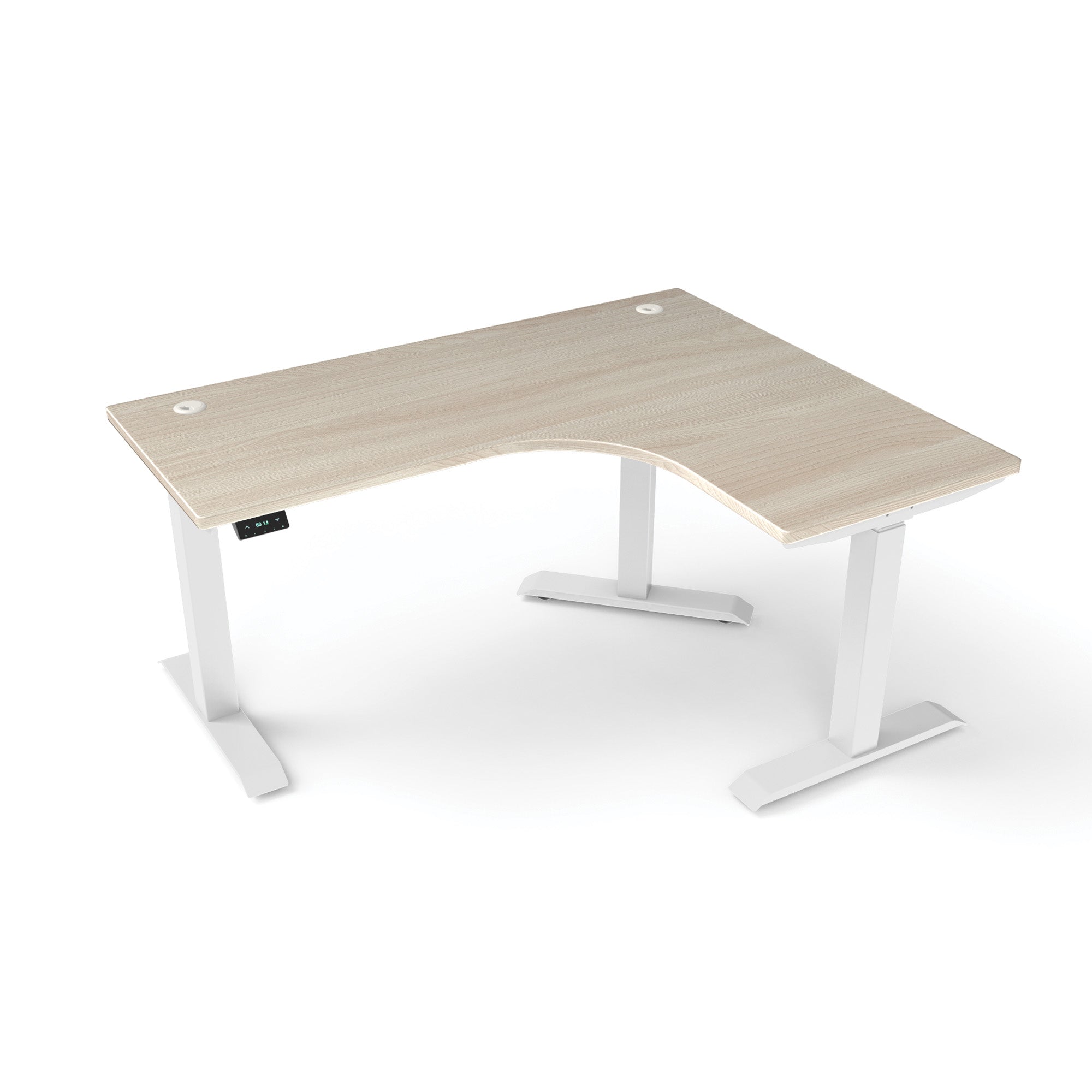 L-Shaped Extended Standing Desk, MFC Tabletop