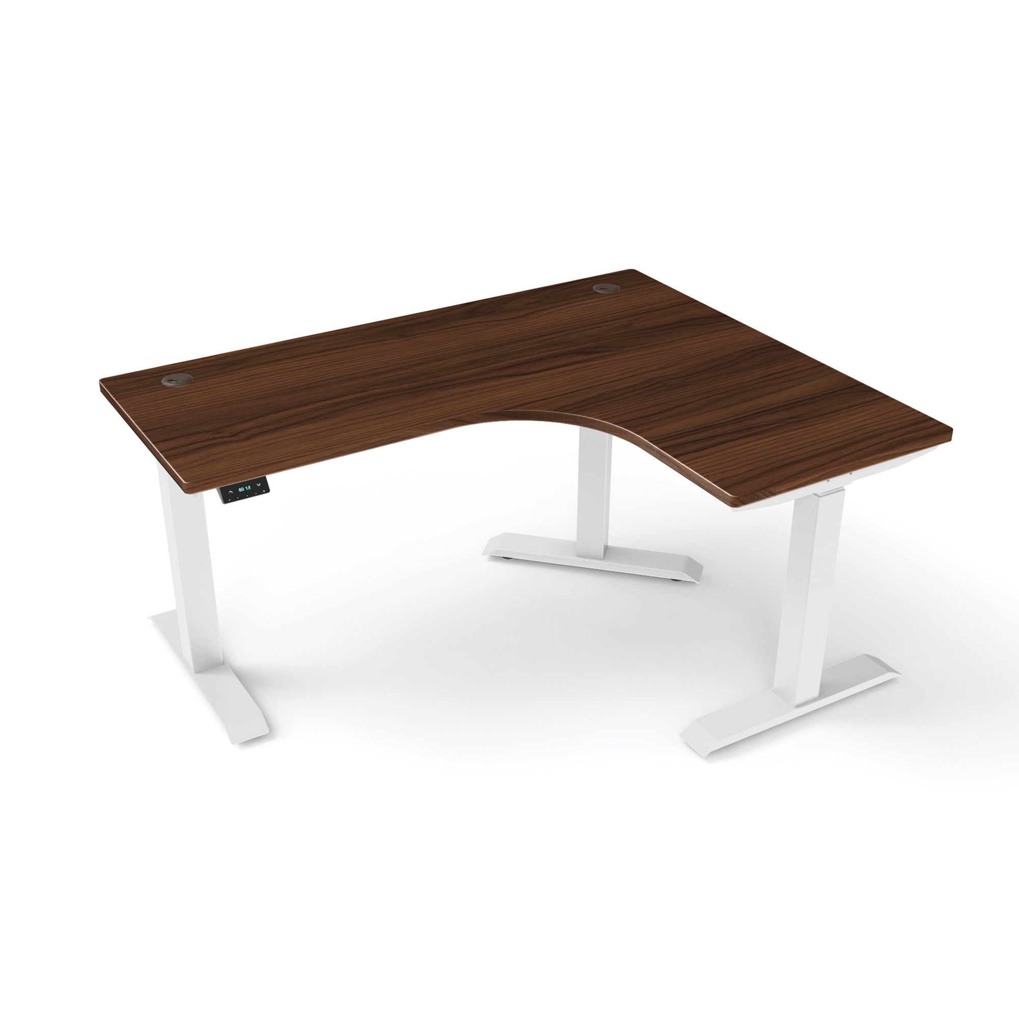 L-Shaped Extended Standing Desk, MFC Tabletop