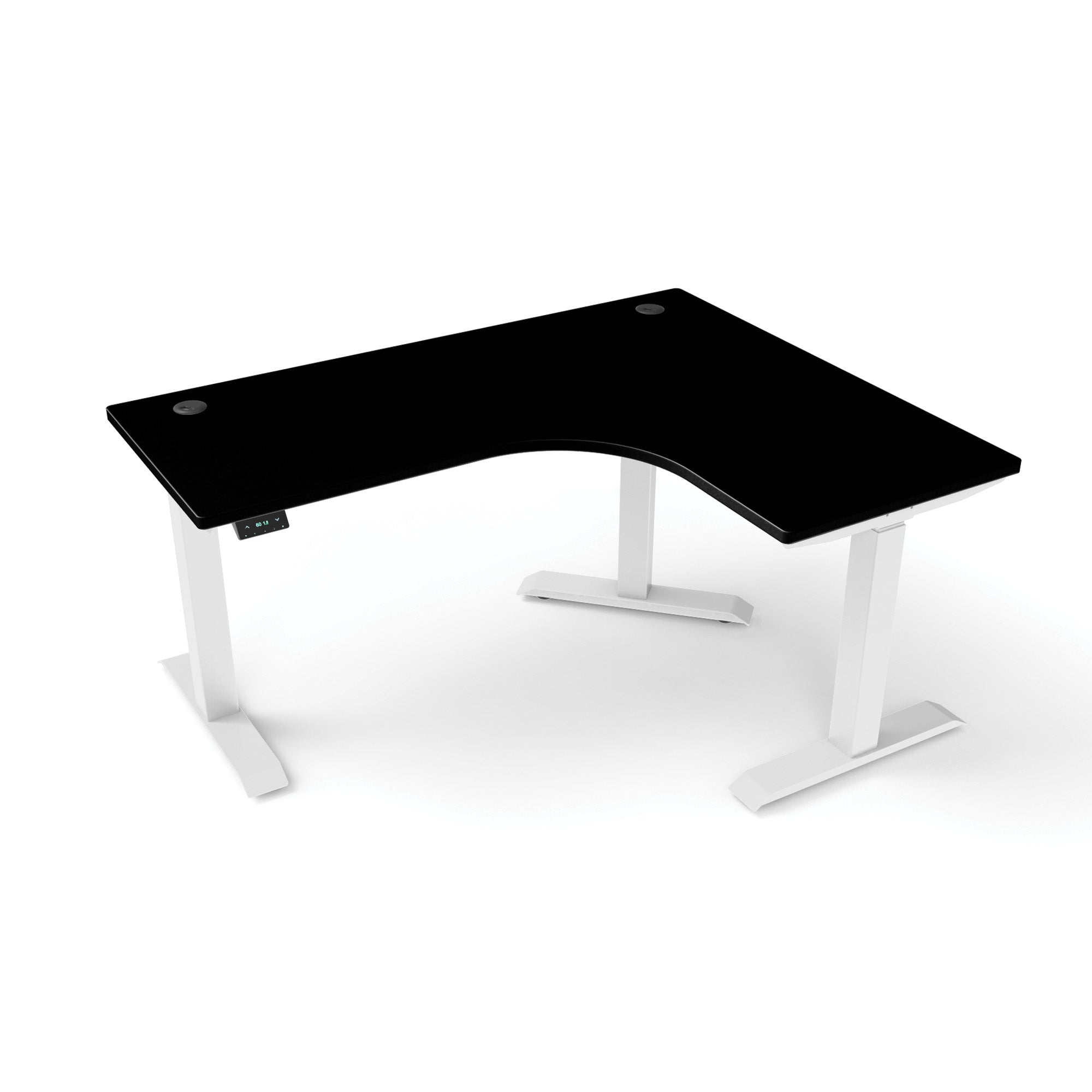 L-Shaped Extended Standing Desk, MFC Tabletop