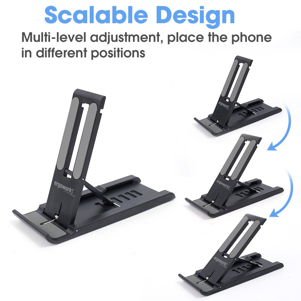 Ergoworks Portable and Angle Adjustable Phone Stand, EW-PS01