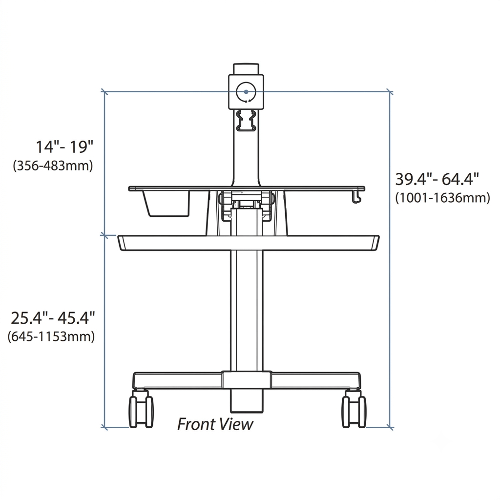 ERGOTRON [CLEARANCE] WorkFit-C, Single LD Sit-Stand Workstation With Monitor Arm Ergoworks
