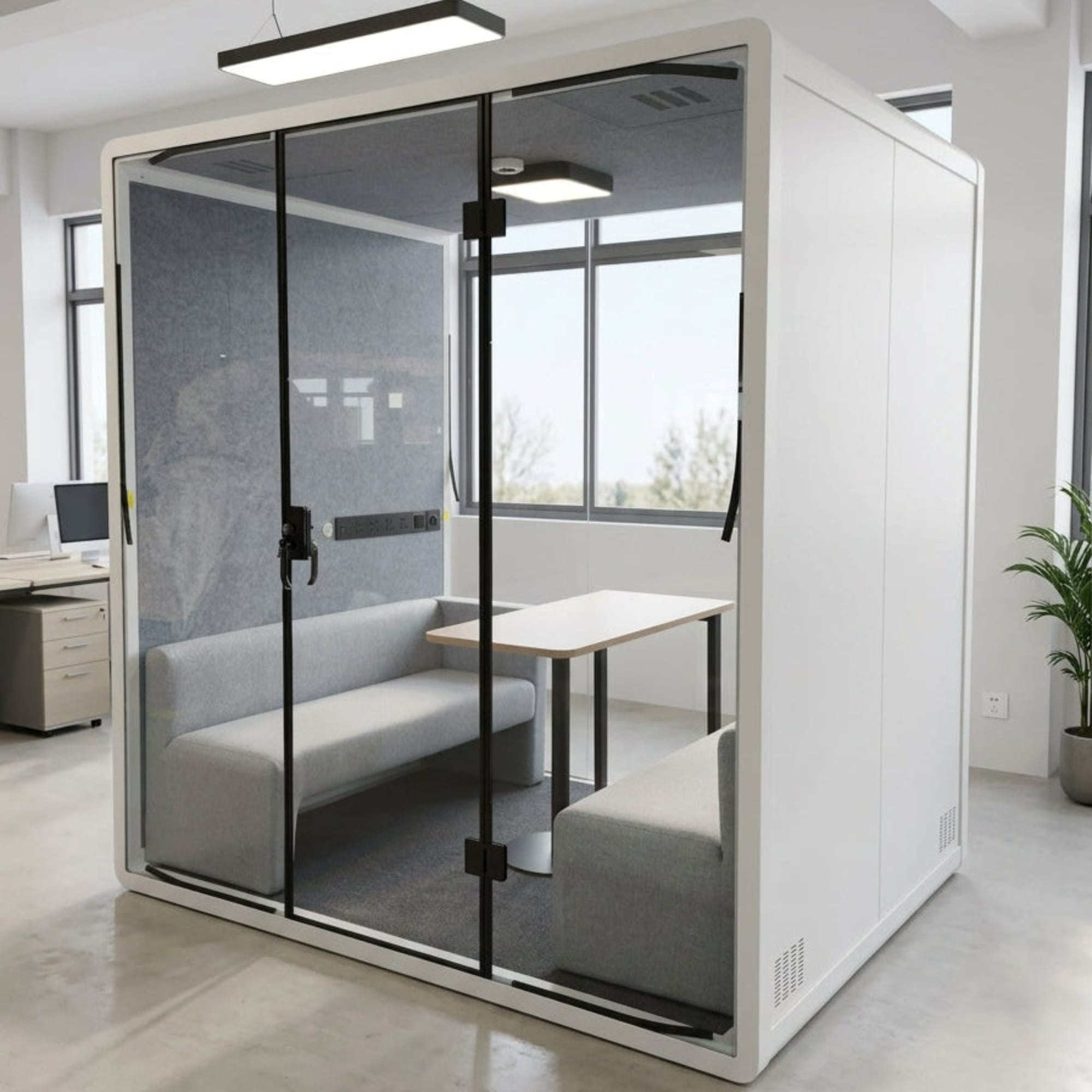 Ergoworks Meeting Pod Soundproof Acoustic Office Pod (6 to 8 pax) Ergoworks