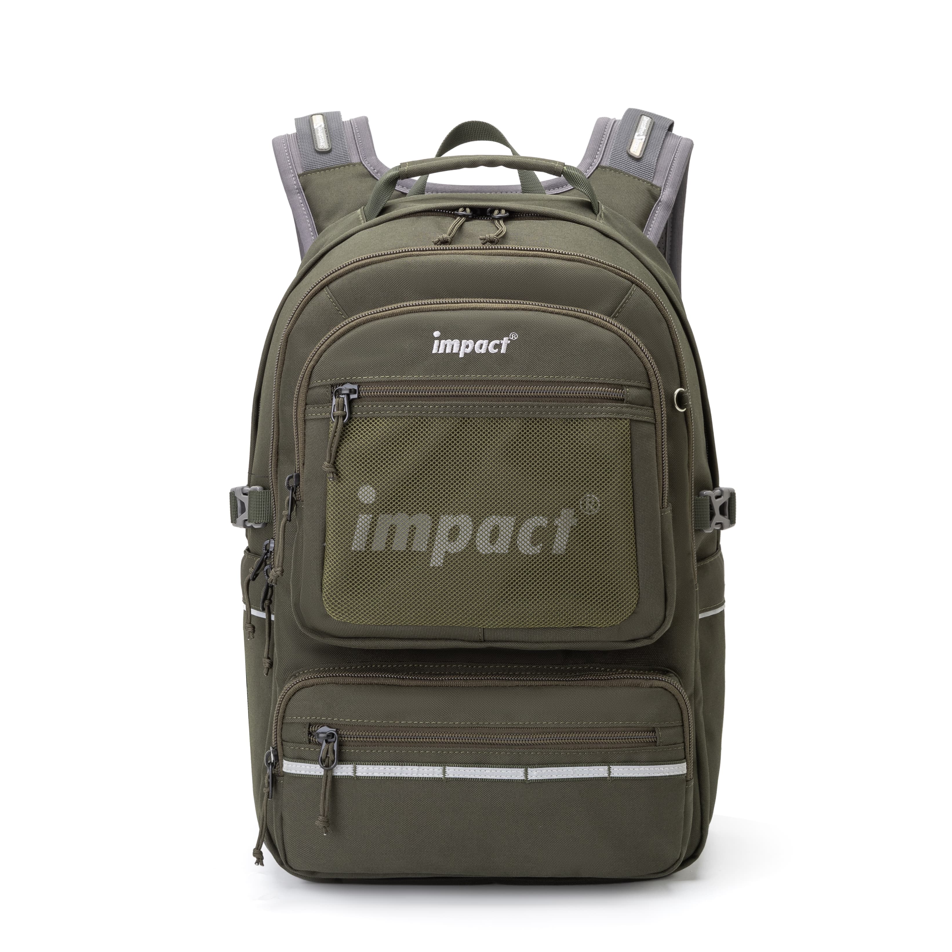Impact School Bag Army Green Impact Posture Correction Ergonomic Backpack, IM-00306 Ergoworks