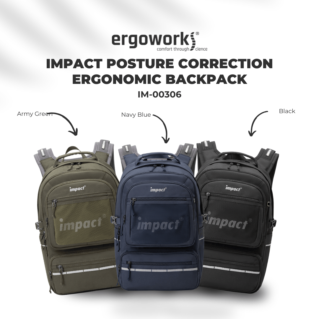 Impact School Bag Impact Posture Correction Ergonomic Backpack, IM-00306 Ergoworks