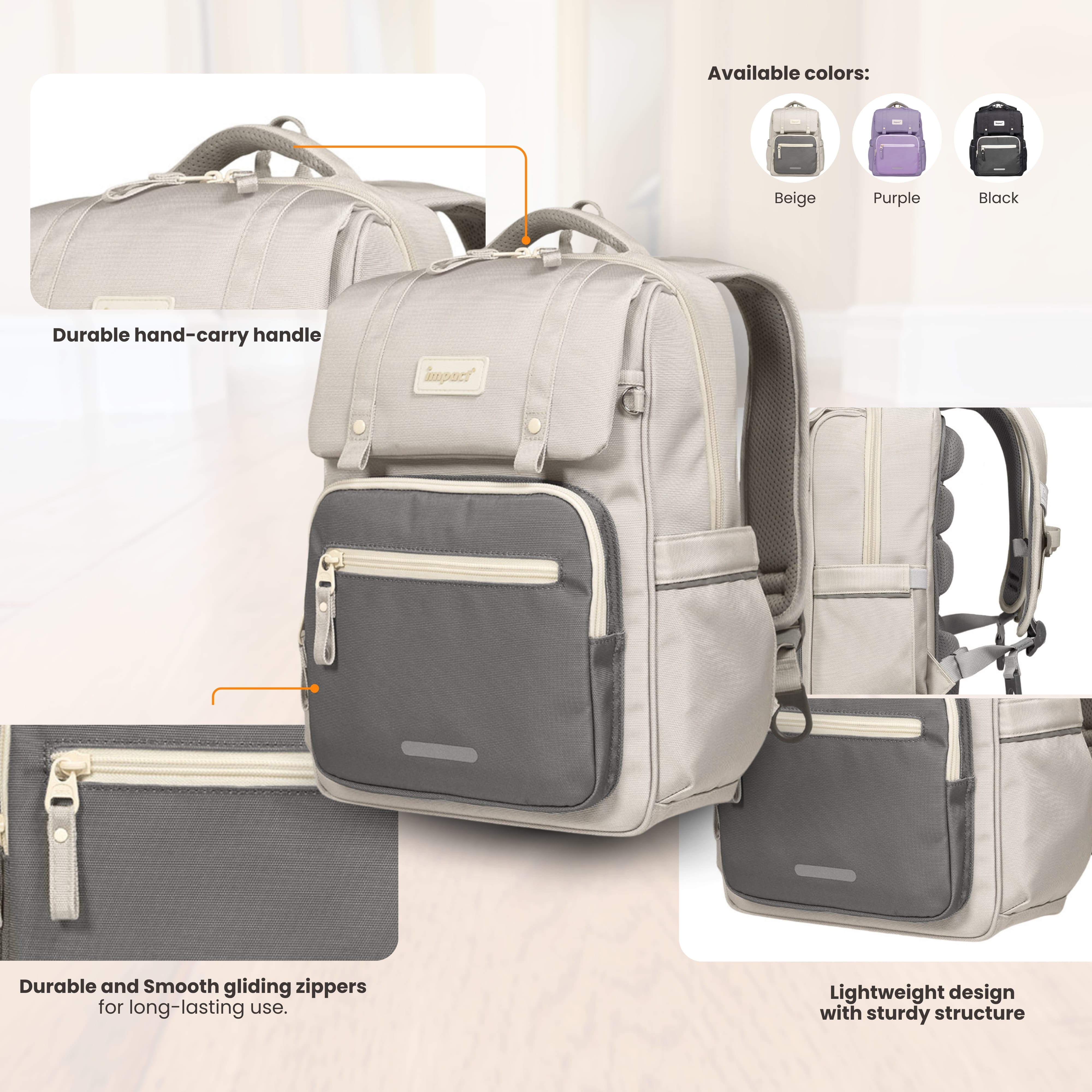Impact School Bag Impact Posture Correction Ergonomic Backpack, IM-00508 Ergoworks