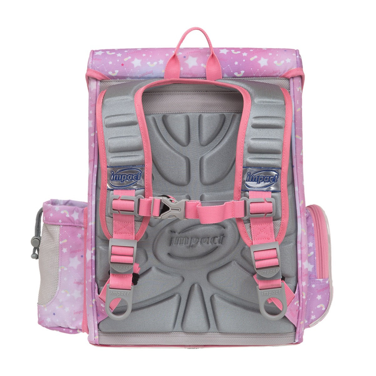 Impact School Bag IM-00707-PK - Ergo-Comfort Spinal Support with Magnetic Buckle Backpack
