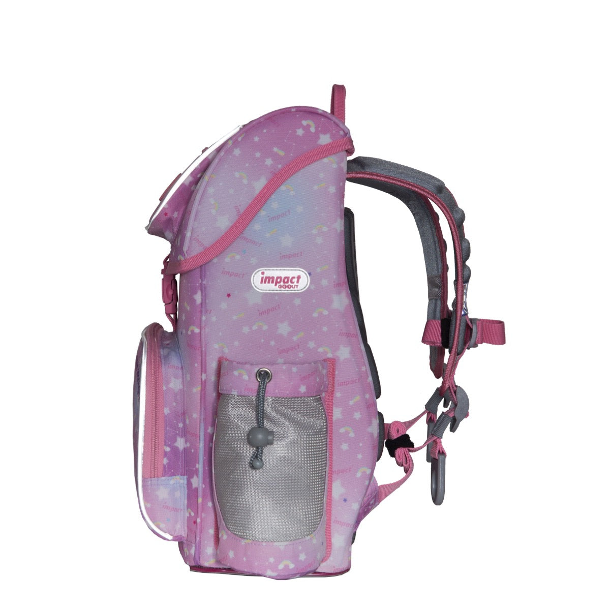 Impact School Bag IM-00707-PK - Ergo-Comfort Spinal Support with Magnetic Buckle Backpack