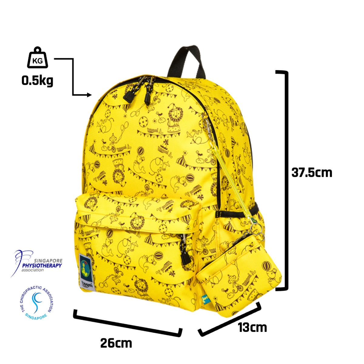 Impact School Bag IM-00D01 - Ergonomic Daypack Backpack (L)