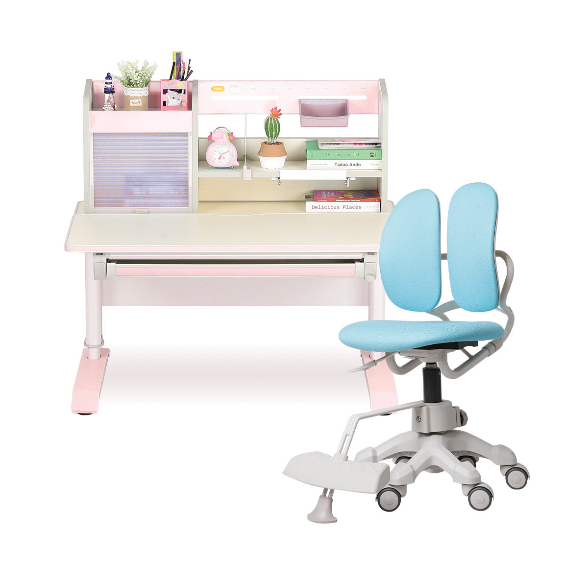 IMPACT Ergo-Growing Study Desk And Chair Set 1050mm x 700mm,  IM-D12M1050V2-PK