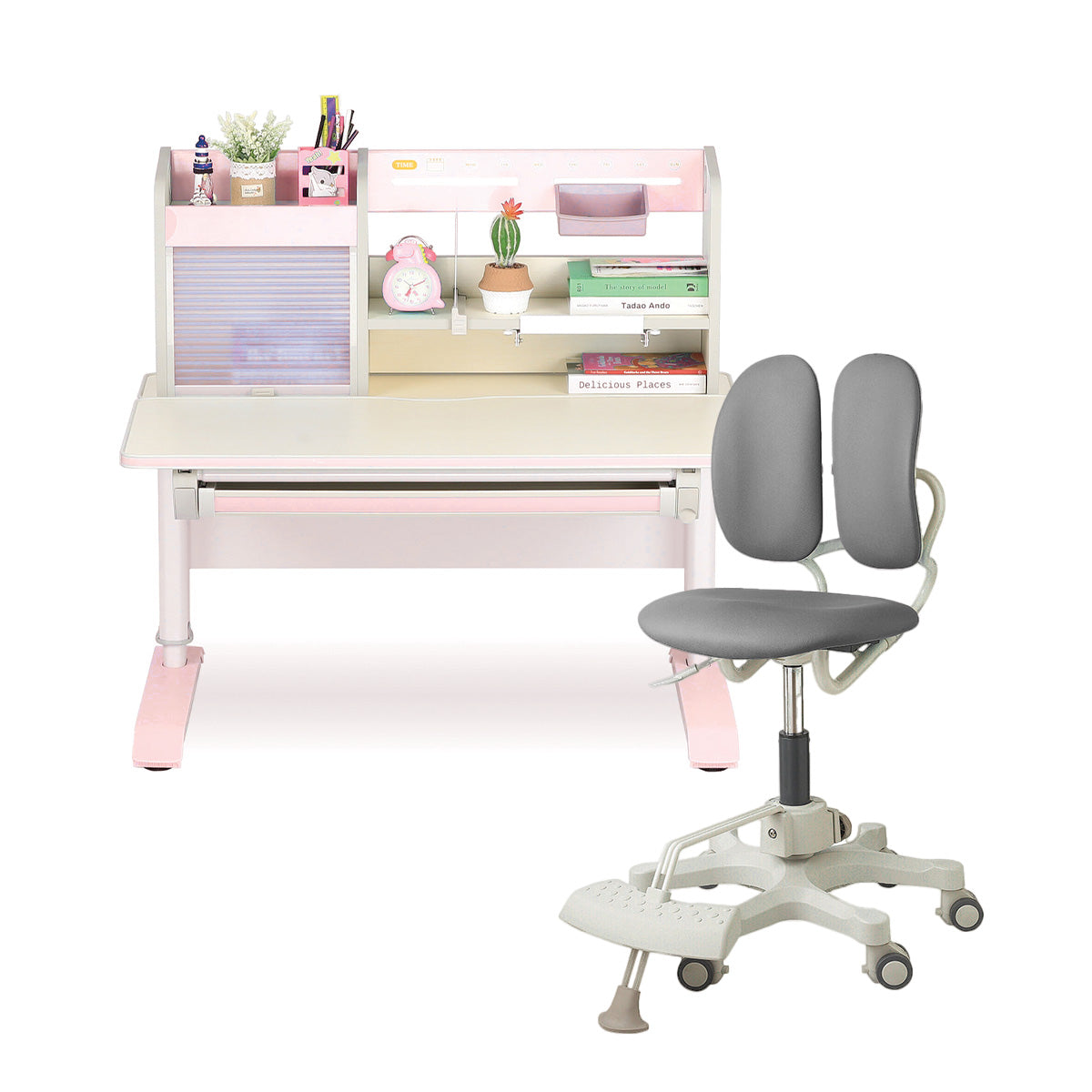 Desk and office chair set hot sale