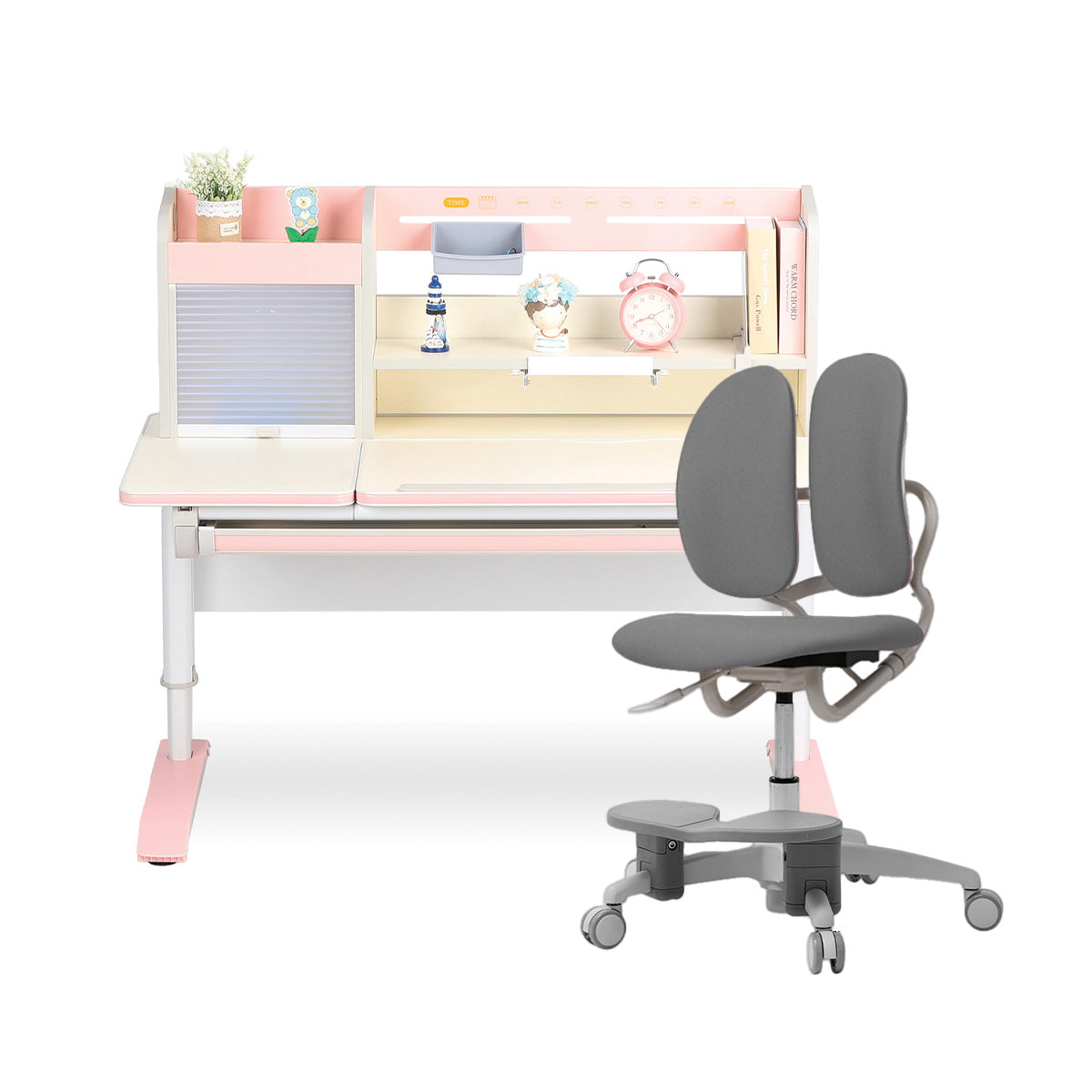 Impact Ergo-Growing Study Desk And Chair Set 1200mm x 700mm, IM-D12L1200V2-PK