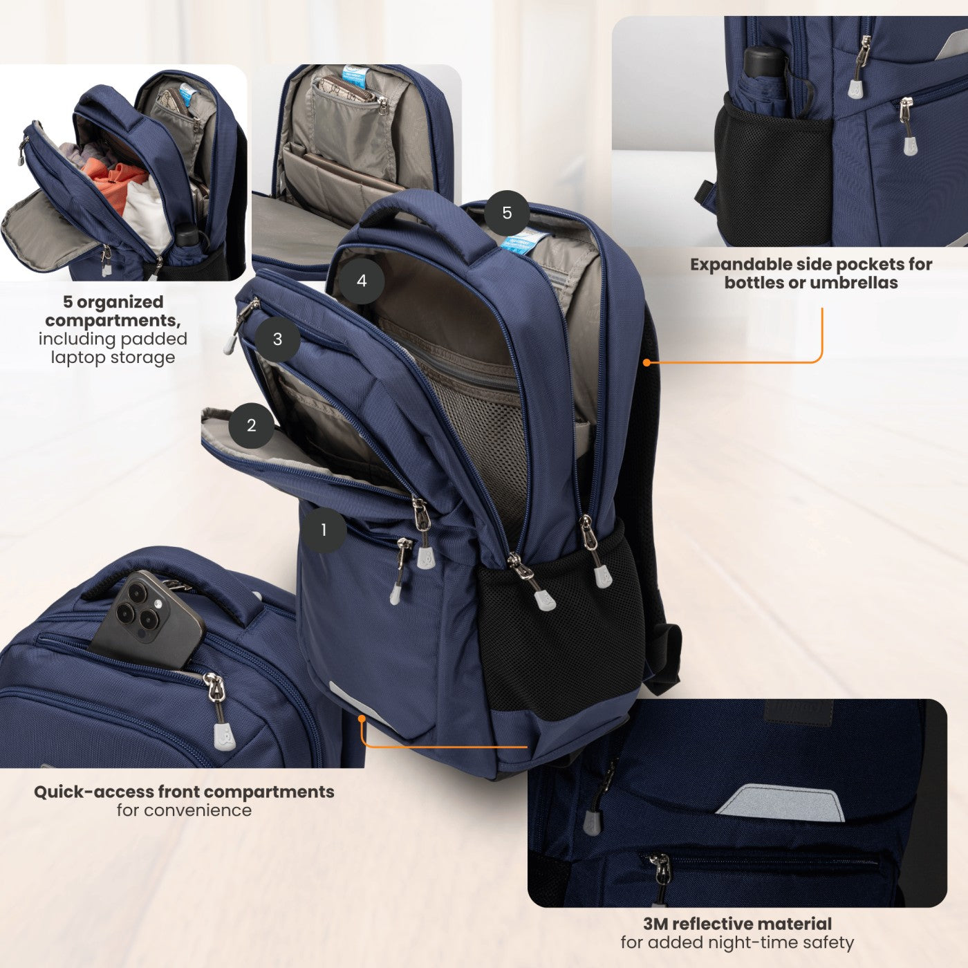 Impact Detachable Trolley Backpack IP-2300 - Ergoworks 