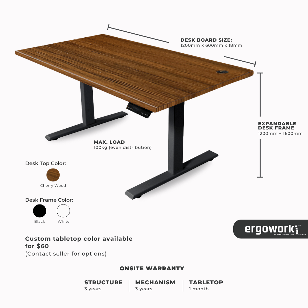 Truly One Chair (With Headrest) / Signature Lite Desk Bundle Set