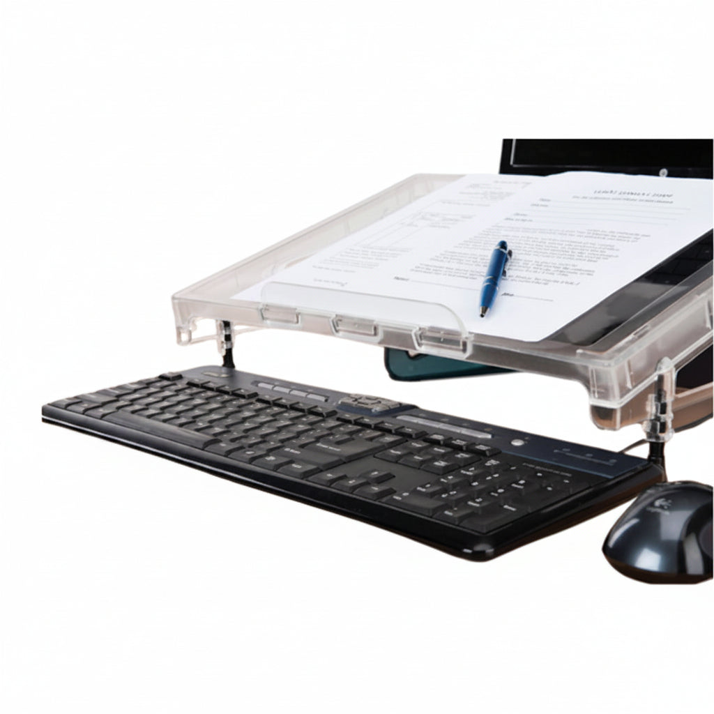 Compact Document Holder And Laptop Raiser Microdesk