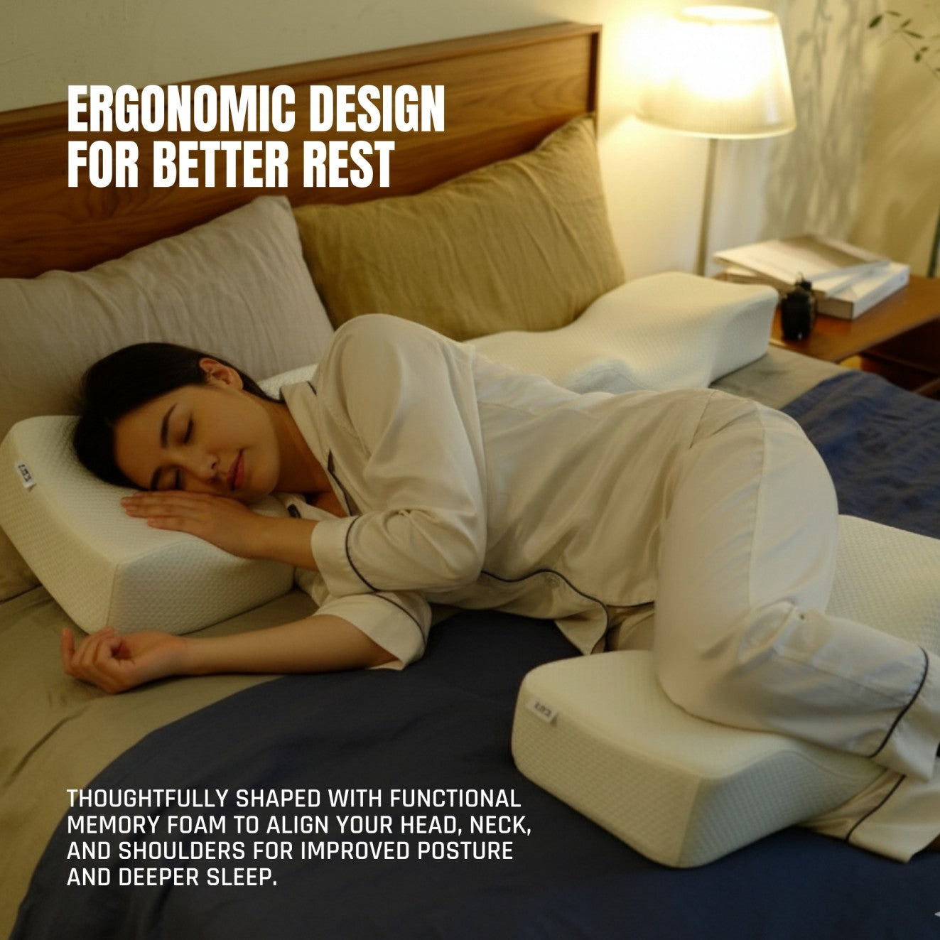 Motex Balance Memory Foam Pillow (Non Mechanism) [Size Options Available]