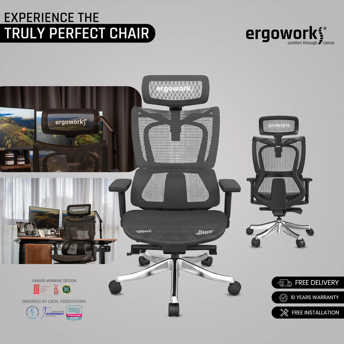 Ergoworks Office Chairs Truly Perfect Chair V2 Ergoworks