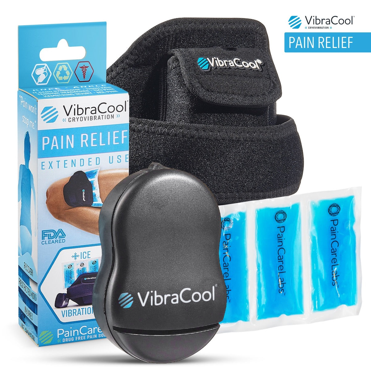 Vibracool Extended Fit Innovative Injury Soothing Pain Reliever