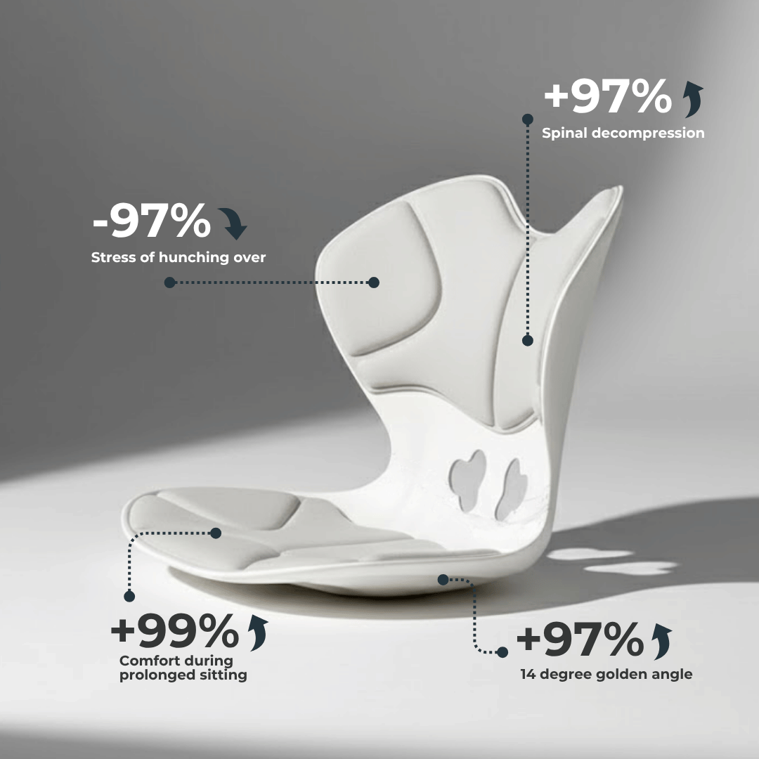 Angel Luxe Posture Correction Chair [Black]