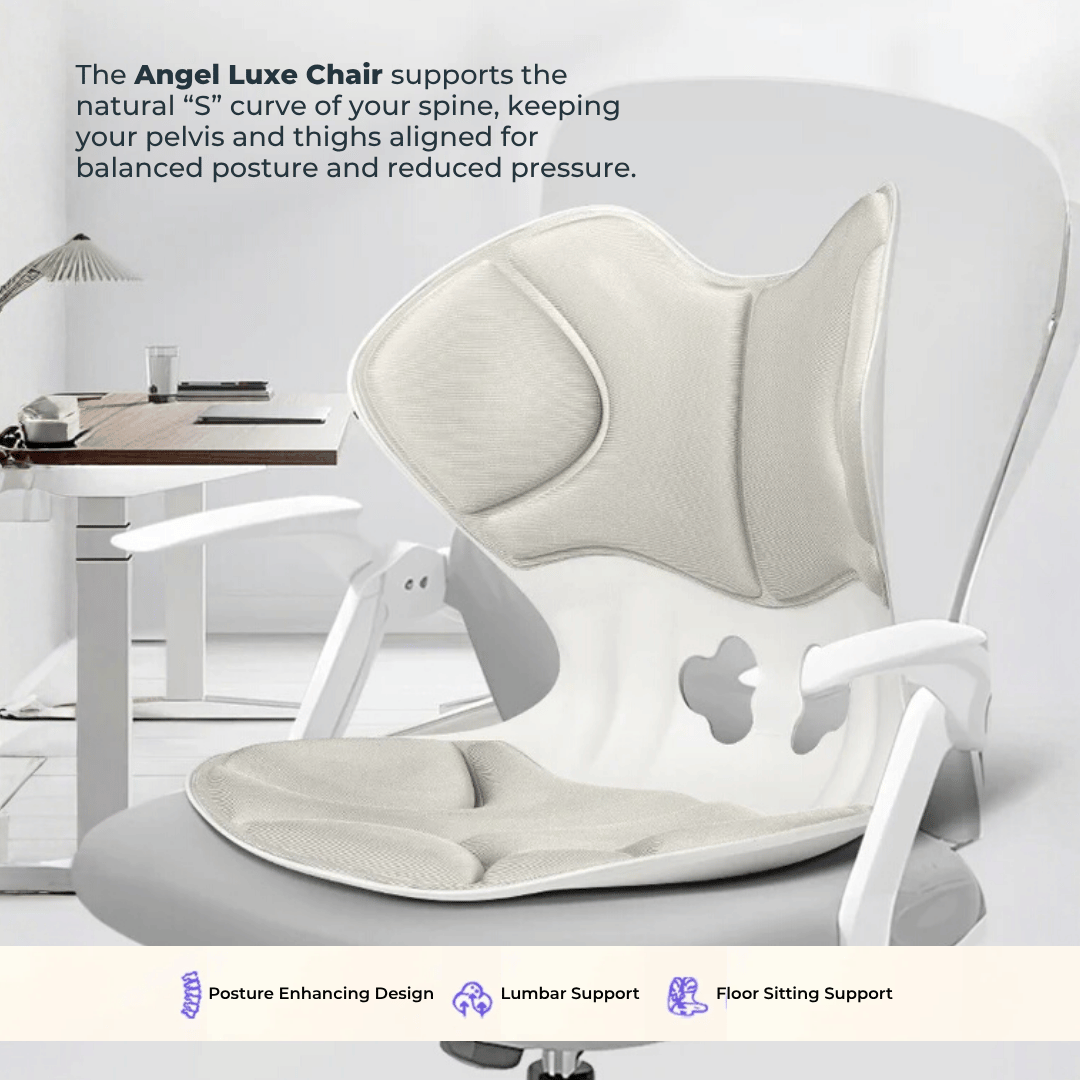 Angel Luxe Posture Correction Chair [Black]