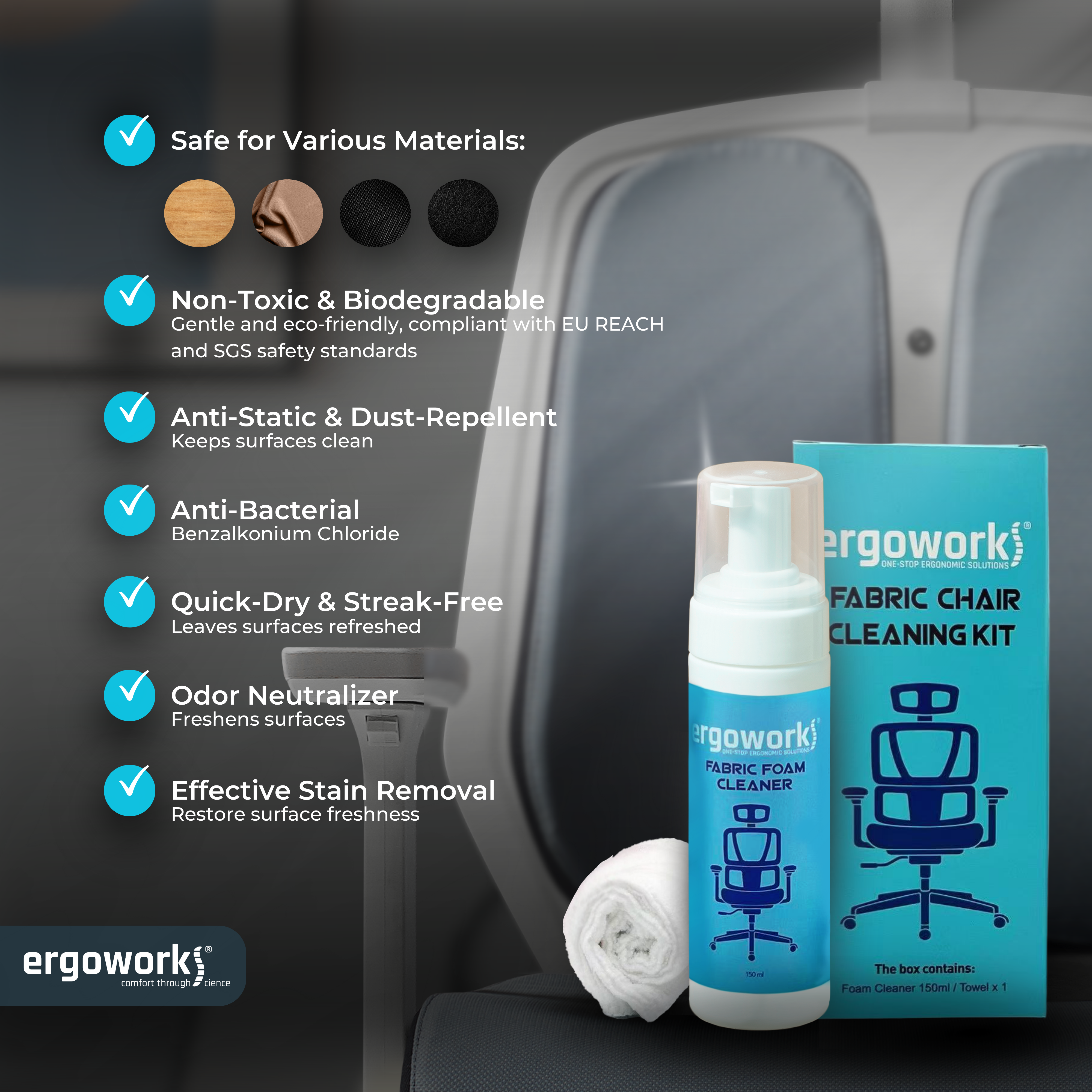Cleaning Kit For Chair [150ml]