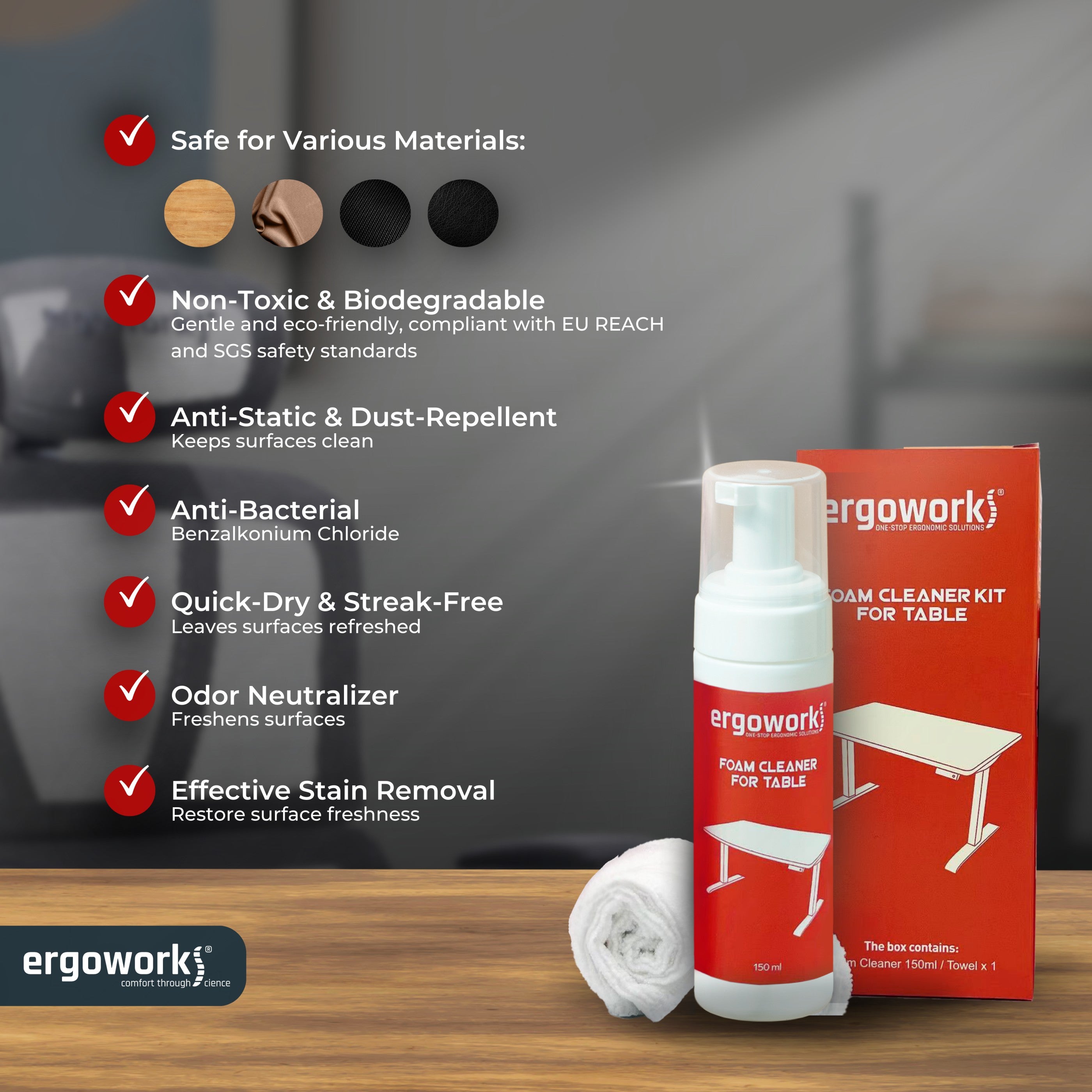 Cleaning Kit For Desk [150ml]