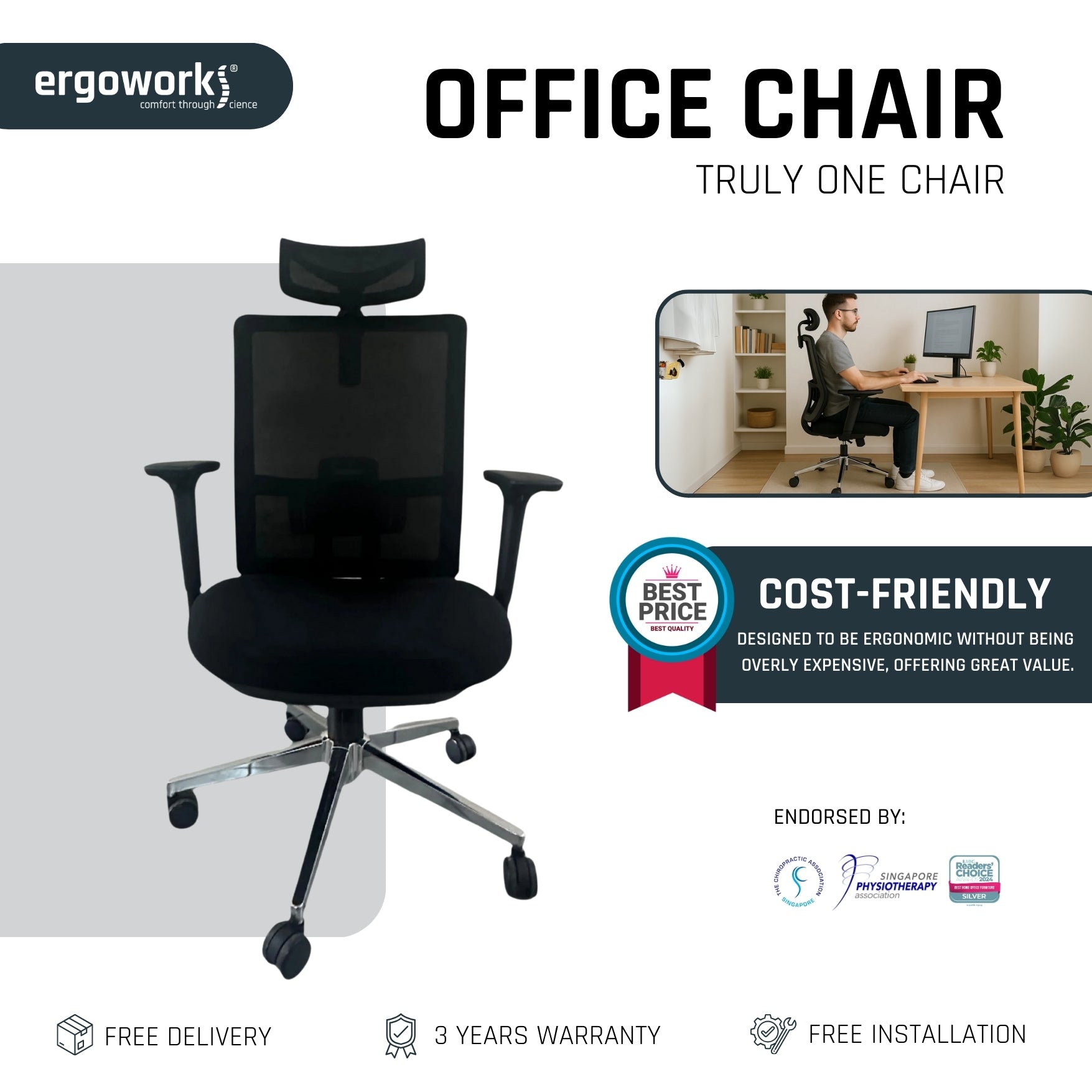 [CLEARANCE] Truly One Chair