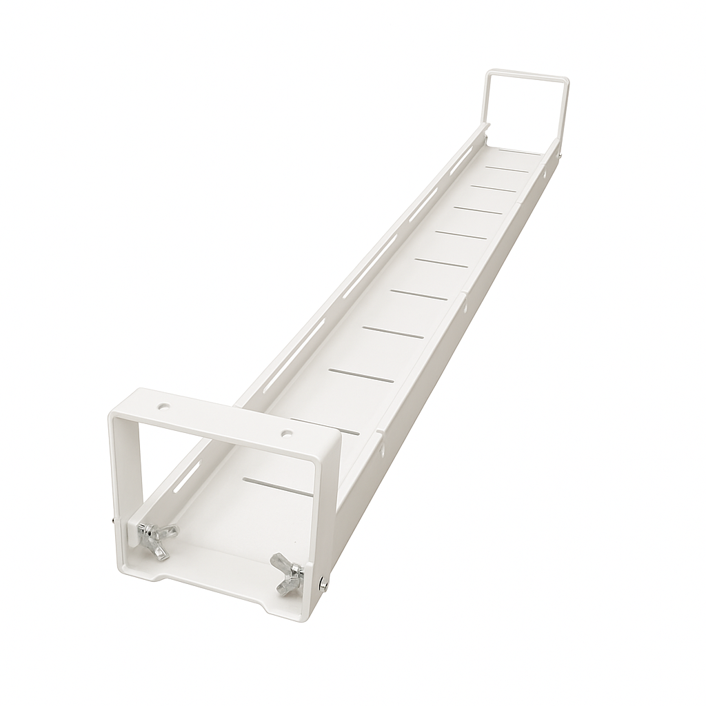 Retractable Under Desk Desk Metal Cable Tray