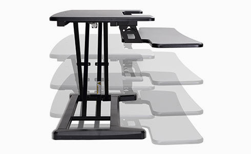 ERGOWORKS Electric Sit Stand Desk Converter (M Series) - EW-EMT107M