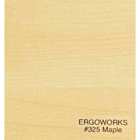 ERGOWORKS - EW-2D1F - 3 DRAWERS MAPLE MOBILE PEDESTAL DRAWER WITH KEY LOCK AND CASTORS (W407 X D475 X H665MM)