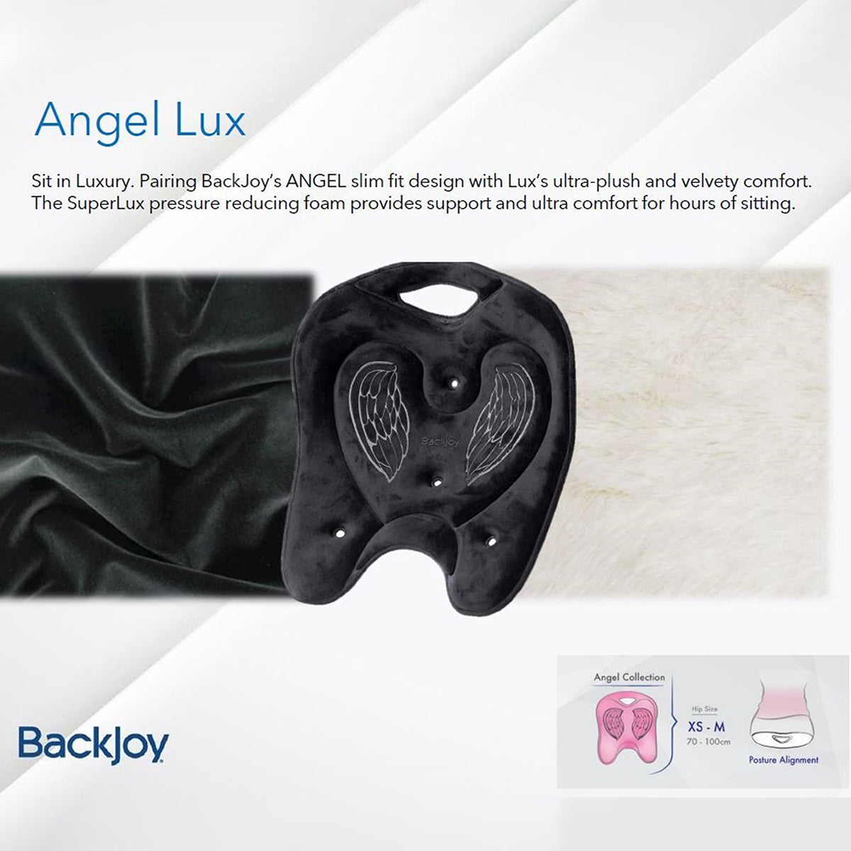 Angel Lux Mediacore Relief SitSmart Ergonomic Seat Cushion