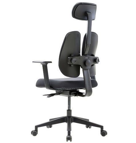DUOREST D2500G-DAS Gold Renewal Ergonomic Desk Chair - Black Frame (2022 Edition)