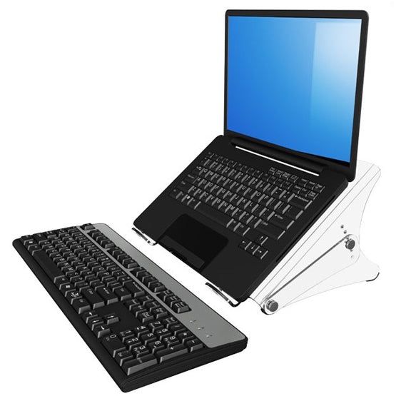 [SALE] ERGOWORKS - EW-98450V2 - Acrylic Adjustable Laptop Stand and Document Holder