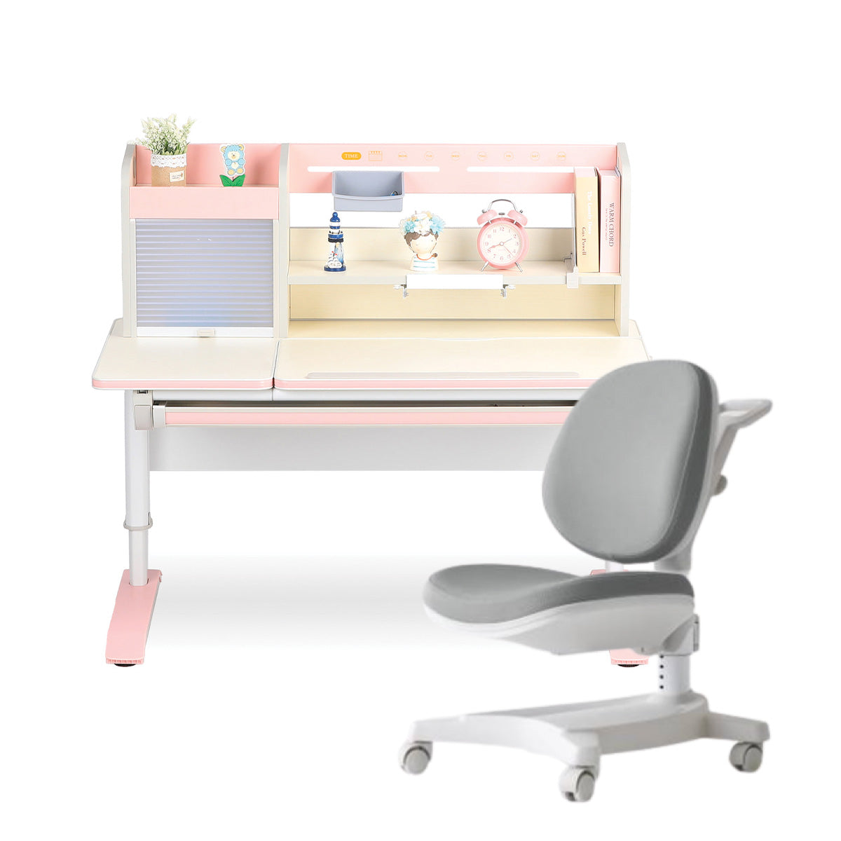 Impact Ergo-Growing Study Desk And Chair Set 1200mm x 700mm, IM-D12L1200V2-PK