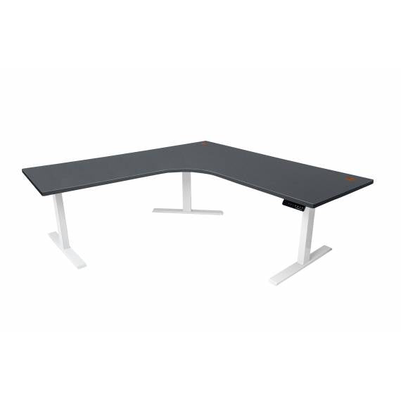 L-Shaped Height Adjustable Electric Desk with Customize Tabletop Dimension - EW0336F1V2