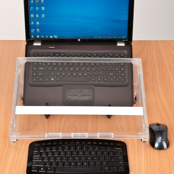 MICRODESK - MD-COMSS - The Compact Document Holder And Laptop Raiser