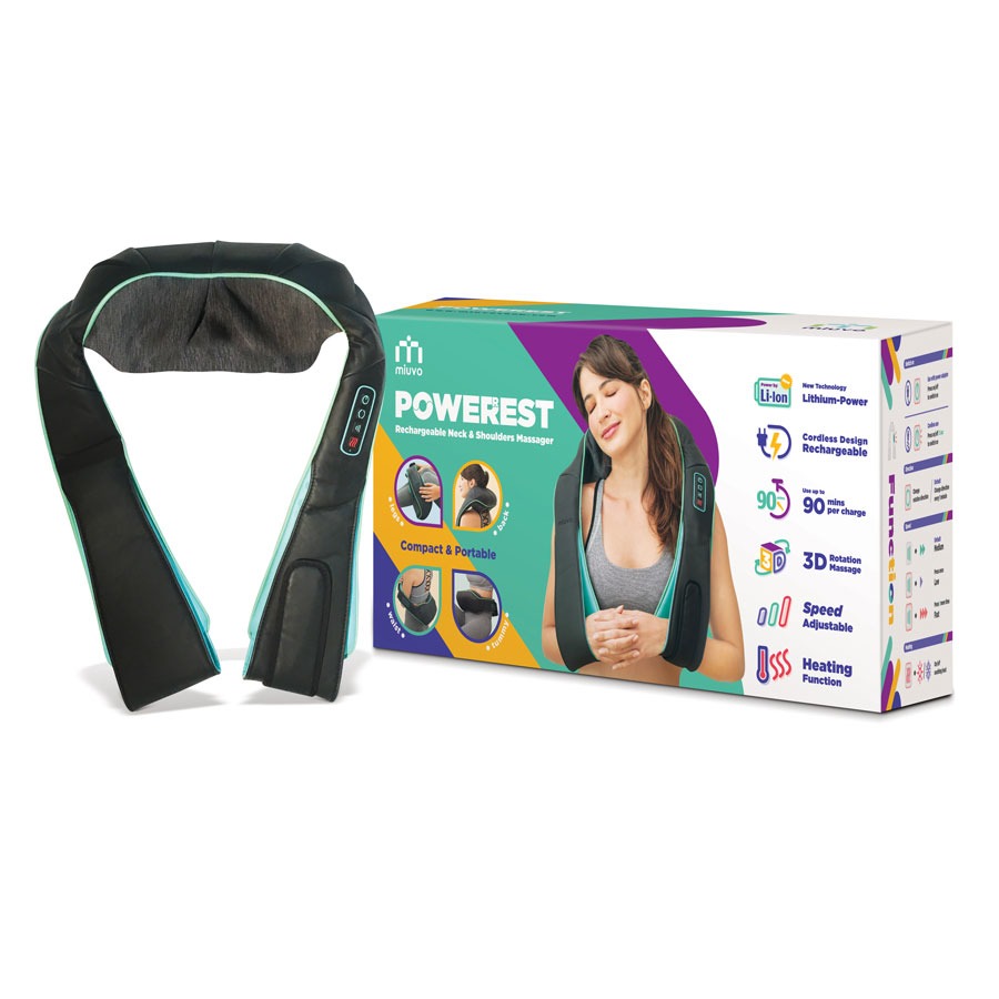 Miuvo Power Rest Massager Portable Neck & Shoulder Massager