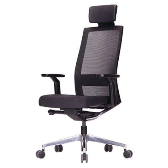 DUOFLEX Q700C_B Q Series Ergonomic Office Chair Singapore (Black frame, Mesh)