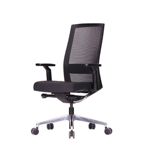 DUOFLEX Q750C_B Q Series Ergonomic Office Chair Singapore (Black frame, Mesh)
