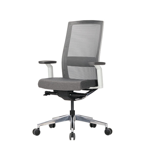 DUOFLEX Q750C_W Q Series Ergonomic Office Chair Singapore (White frame, Mesh)