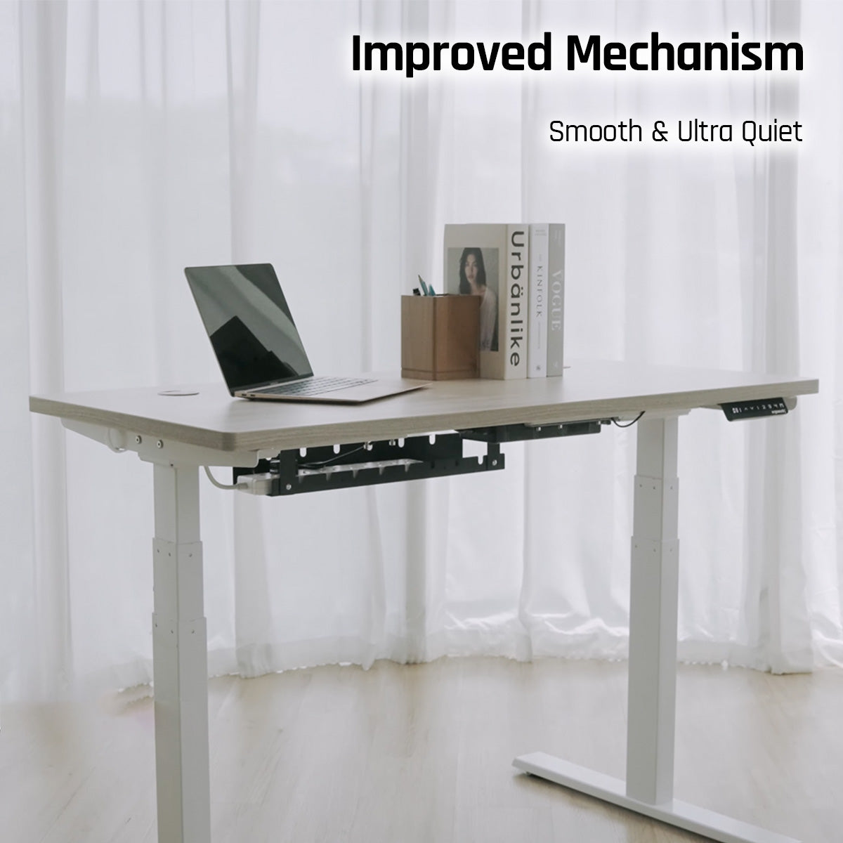 [SALE] ERGOWORKS Electric Height Adjustable Desk with MFC Board, EW-ET223T