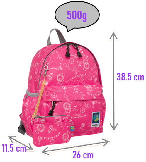 IMPACT IM-00D02 Ergonomic Daypack Backpack (S)