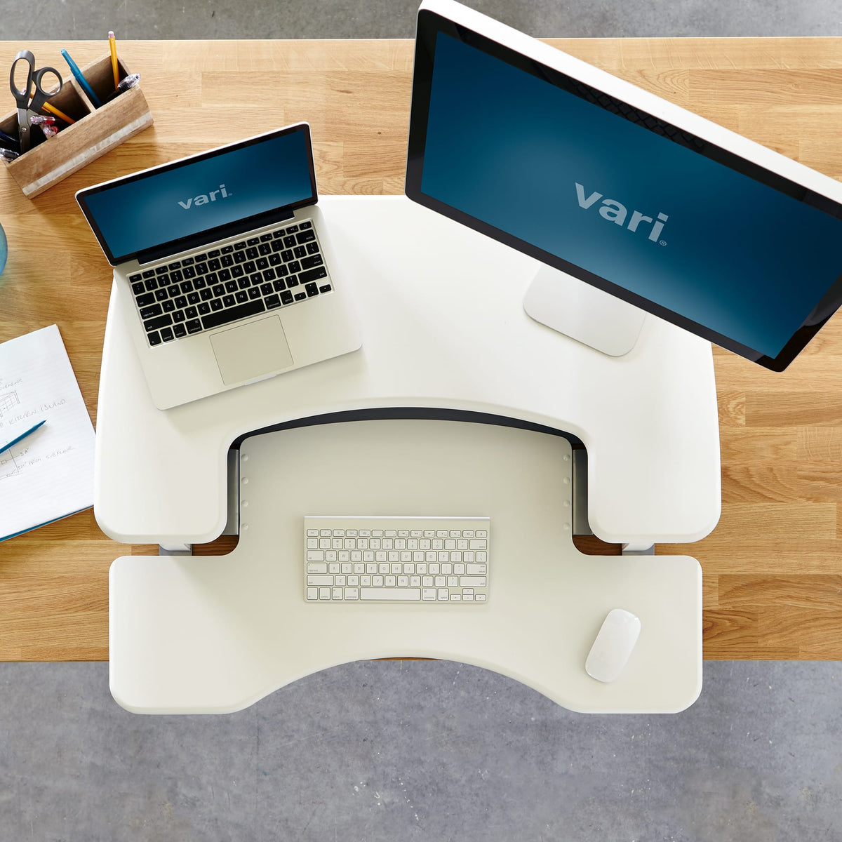 Varidesk Adjustable Standing Desk Converter - Sit Stand Desk